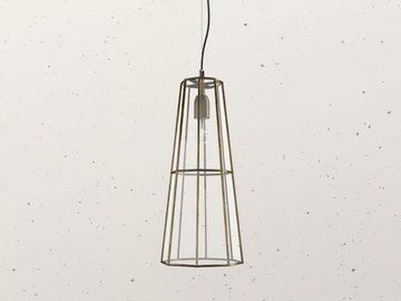 RILEGATO MEDINA TCE - LED brass pendant lamp by Il Fanale - view 2